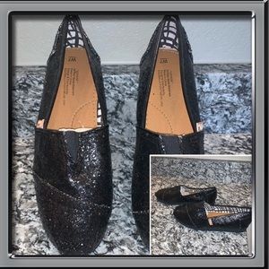 Doo Ballo black sparkle shoes NIB